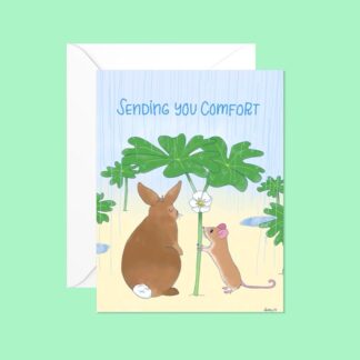 Sending You Comfort Greeting Card
