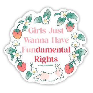 Fundamental Rights Rabbit Sticker