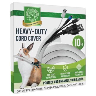 Small Pet Heavy Duty Cord Cover - White