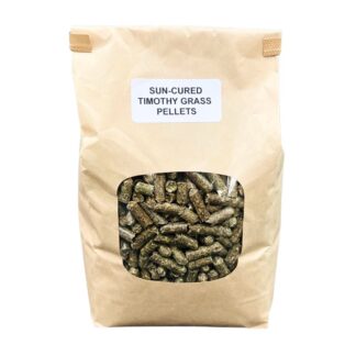 Sun-Cured Timothy Grass Pellets - 2 lbs