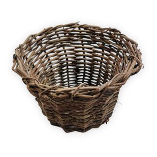 Unpeeled Grapevine Basket