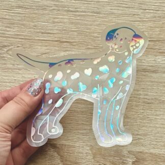 Dalmatian Suncatcher Decal