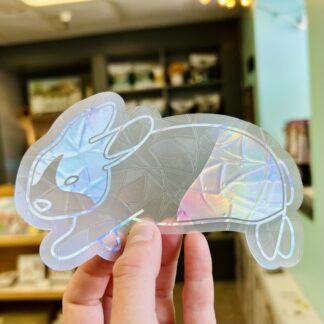 Sleeping Bunny Suncatcher Decal